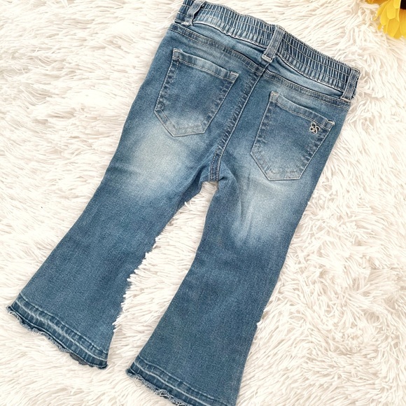 🎀 Jessica Simpson Toddler Girl Wide Leg Jeans 🎀 - Picture 3 of 4